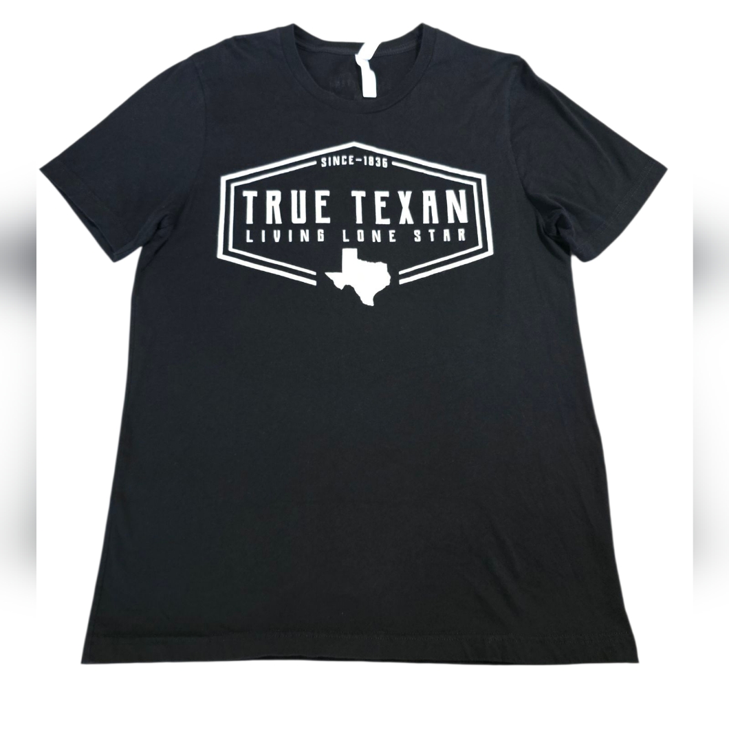 Bella Canvas Black True Texan Tee Bella Canvas Black True Texan Tee